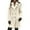 White, variant on Western Style Jacquard Coat Elegant Fall Winter Fashion Outerwear For Women