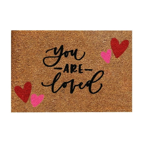 

Fuieoe Door Mat Kitchen Mat Valentine S Day Carpet Love Living Room Bedroom Doormat Holiday Floor Mat Gift