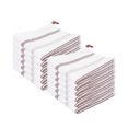 thumbnail image 5 of Sloppy Chef Bulk Case of 144 Kitchen Dishcloths (13x13), Cotton, Tan & Brown Stripes, 5 of 5