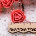 thumbnail image 4 of AMERTEER 72Pcs Colorfast Foam Roses Artificial Flower Head Wedding Bride Party Home Decor, 4 of 8