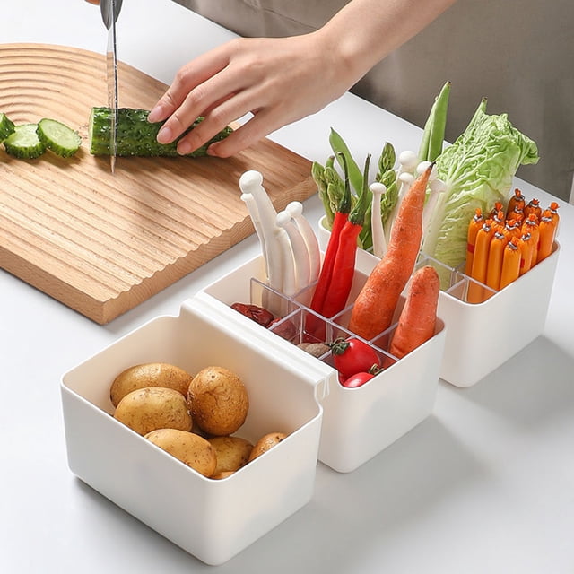unbranded Organizador De Plástico Reutilizable Para Puerta Lateral De Refrigerador Estilo Moderno