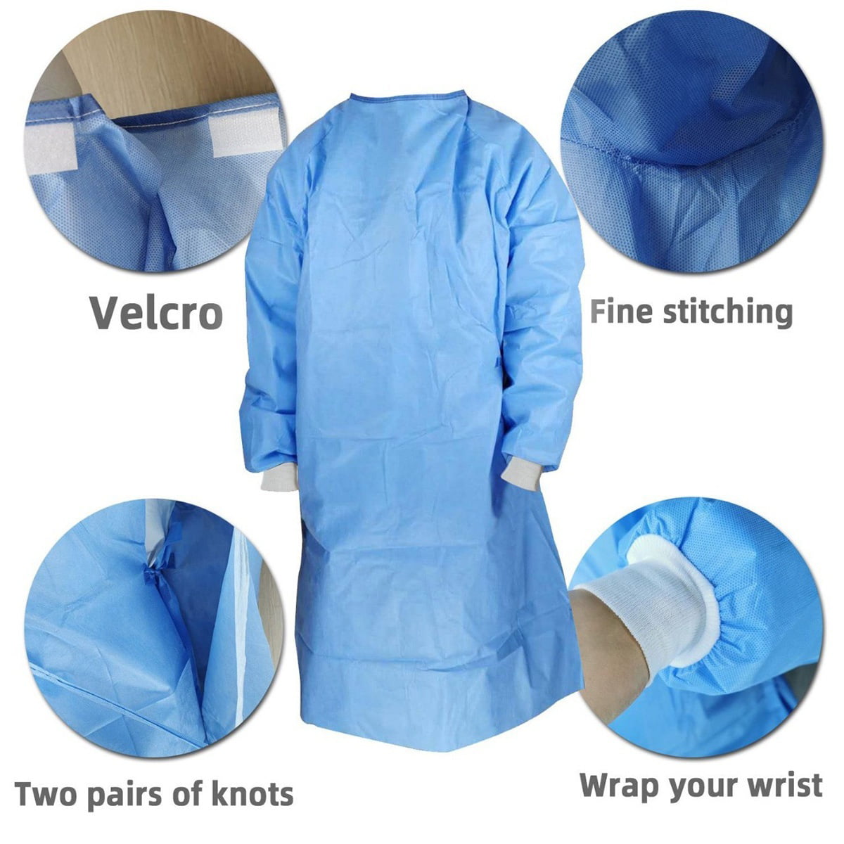 Disposable Anti-Epidemic Antibacterial Isolation Suit Isolation Gown ...