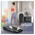 thumbnail image 4 of Walking Pad Treadmill with 5% Incline, 2.5HP Smallest Under Desk Treadmill for Home Office, Compact Walking Treadmill 300lbs Weight Capacity/ Control/Lighting Design Light Black, 4 of 7