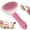 Pink, variant on Jewyow Pet Grooming Brush - Deshedding Tool for Dogs & Cats, Short/Long Hair - Indoor Cat Brush for Shedding, Gentle Cleaning Comb for Puppies & Kittens