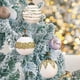 thumbnail image 4 of 8CM Flocked Christmas Balls Hanging Balls Glitter Plastic Balls Christmas Tree Ornament Set Of Nine, 4 of 6