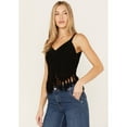 thumbnail image 2 of Shyanne Women's Crochet Fringe Tank - SWSU23SW76-BLK   US, 2 of 4