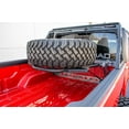 thumbnail image 6 of DV8 Offroad Spare Tire Carrier for 2020-Current Jeep Gladiator JT | in Bed Storage | 2-Stage Adjustable Positioning | Accommodates up to 42" Tire, 6 of 9