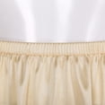 thumbnail image 6 of Haitryli Women's Half Slips Underskirts Long Satin Slip Skirt Petticoat for under Dress Mid Elastic 35cm Champagne S, 6 of 7