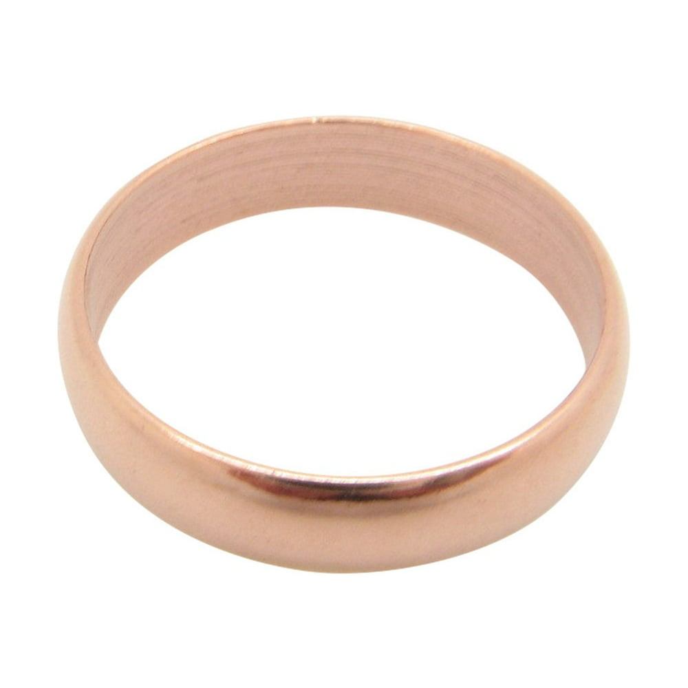 Copper Rings Size 8 Solid copper band ring CR39T 4.8mm wide