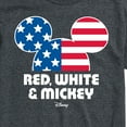 thumbnail image 3 of Disney - Americana - Red White And Mickey - Adult Short Sleeve Graphic T-Shirt, 3 of 5