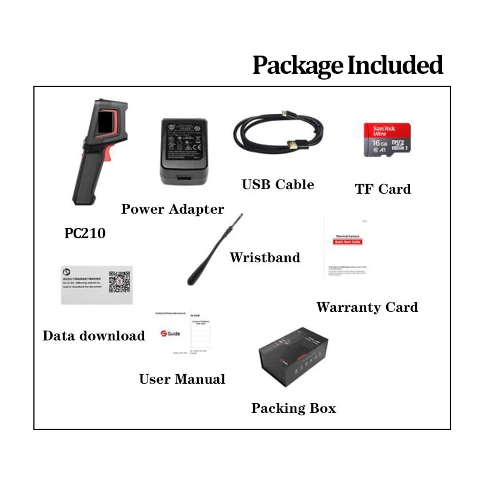 Thermal Imaging Camera, Vision Infrared Thermometer Handheld High Definition Thermal Camera