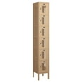thumbnail image 3 of Vented Metal Locker - Six Tier Box Style - 1 Wide - 6 Feet High - 12 Inches Deep - Tan - Assembled, 3 of 4