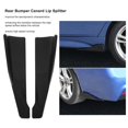 thumbnail image 4 of 2 Pcs 35cm Rear Bumper Canard Lip Splitter Left Right Lower Splitter Spoiler Body Kits Replacement for Seat Leon A3 A4 A6 Glossy Black, 4 of 5