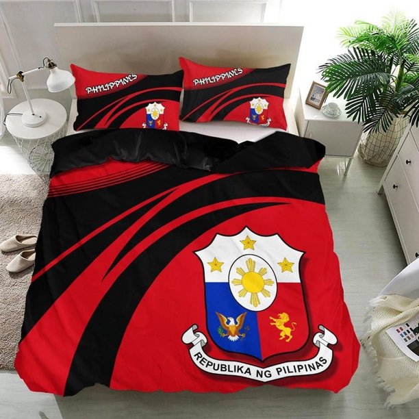 Escudo de armas de Filipinas Juego de cama Cricket Rlt6