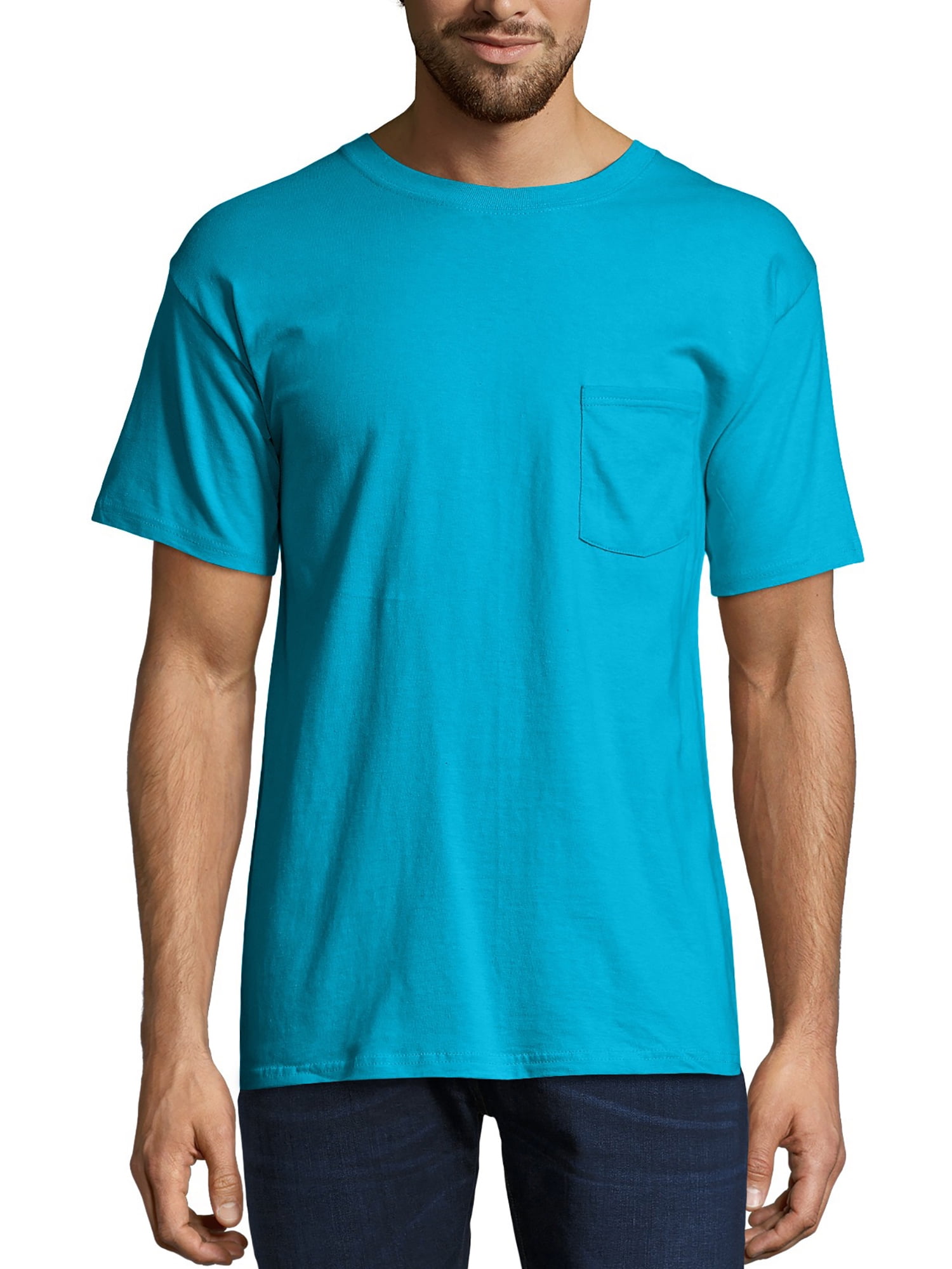 Hanes - Hanes Men's Premium Beefy-T Short Sleeve T-Shirt With Pocket