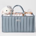 thumbnail image 1 of Organizador de pañales Blissful Diary Dusty Blue Baby, 1 of 7