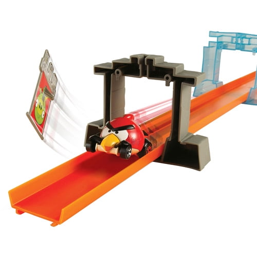 hot wheels angry birds slingshot launch