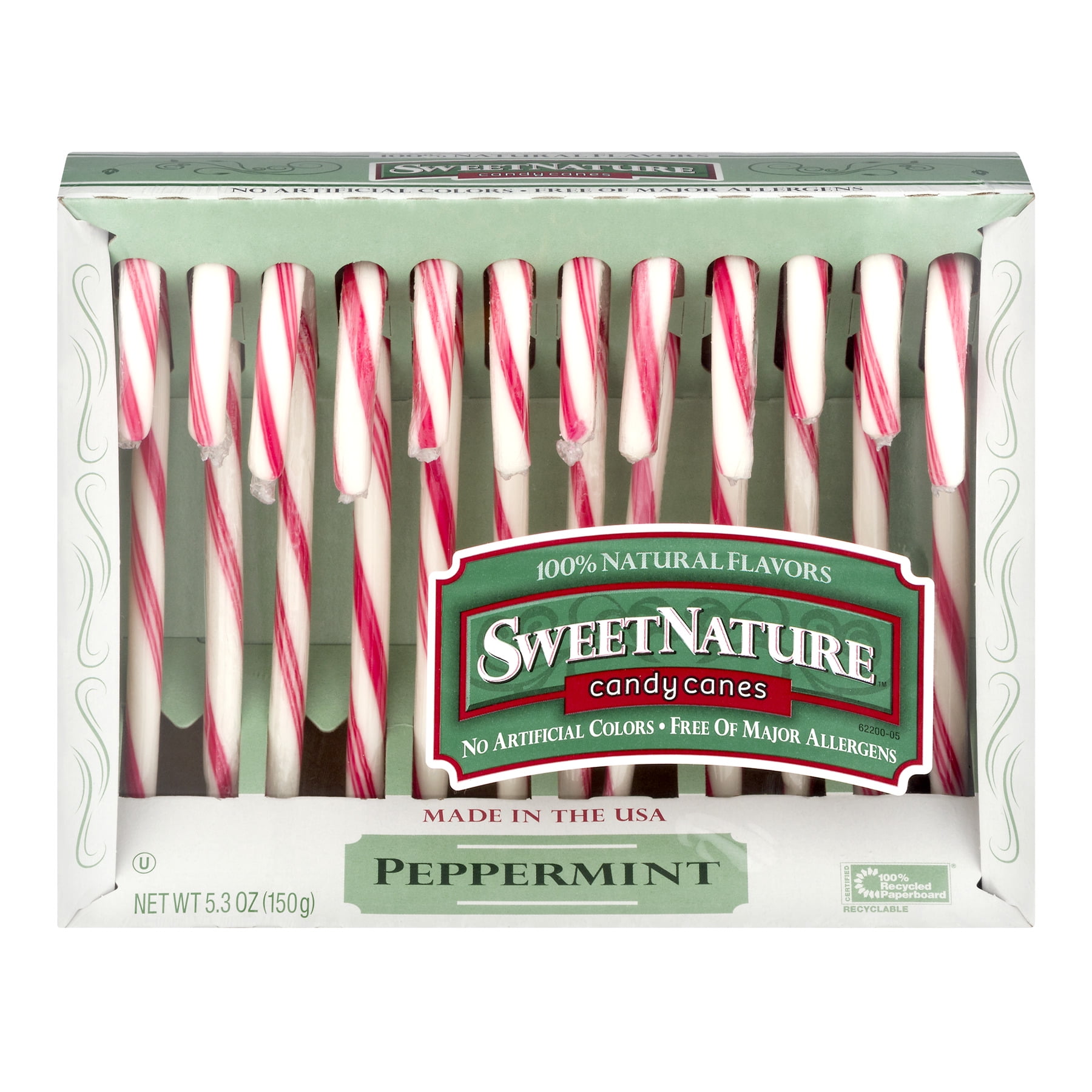 Spangler Candy SweetNature Candy Canes, 5.3 oz BrickSeek