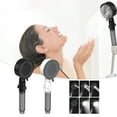 thumbnail image 1 of mtvxesu High Pressure Shower Head with 10 Modes, Water Stop Function, Universal Fit, Easy Installation for Home Bath, 1 Count, 1 of 8