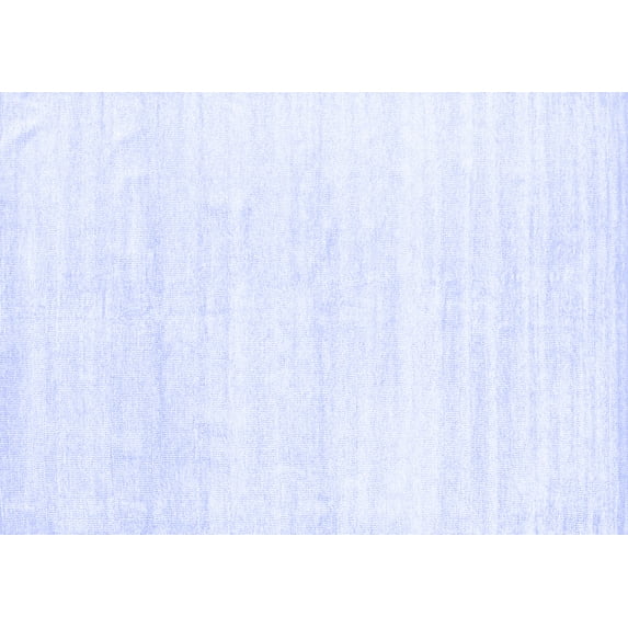 Ahgly Company Indoor Rectangle Solid Blue Modern Area Rugs, 8' x 12'