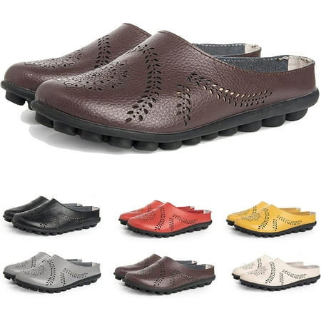 

Casual All-Match Hollow Slippers Women s Comfortable Mules Hollow Slippers Shoes for Women