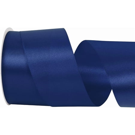 2 inch Wide 25 Yards Double Face Navy Blue Satin Ribbon Navy Blue Fabric Ribbon for Gift Wrapping Very Suitable for Weddings Decoration Bouquet Balloons Arts Craft Sewing Hair Bow 2 inch Wide 25 Yards Double Face Navy Blue Satin Ribbon Navy Blue Fabric Ribbon for Gift Wrapping Very Suitable for Weddings Decoration Bouquet Balloons Arts Craft Sewing Hair Bow