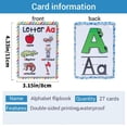 thumbnail image 5 of Letter Cards 26 Letter Sound Learning Card Phonics Flashcards For Preschooler Educational Toy, 5 of 7