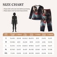 thumbnail image 6 of Lsque Chucky Pattern Long Sleeve Pajama Set for Women - Soft 2-Piece Sleepwear and Loungewear Set with Pockets, Comfy Nightwear, 6 of 8