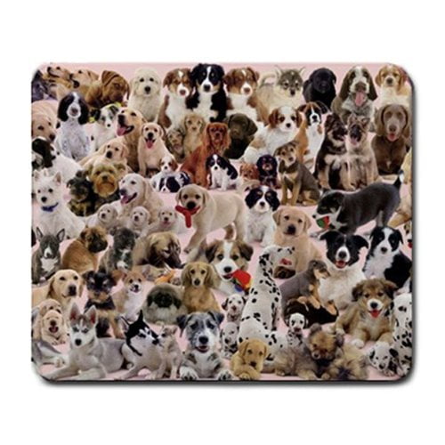 POPCreation Dogs Galore Mouse pads Gaming Mouse Pad 9.84x7.87 inches