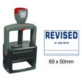 thumbnail image 1 of Printtoo Heavy Duty Dater Stamp Office Stationery With Revised Text Self Inking Date Rubber Stamp-Blue, 1 of 1