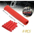 thumbnail image 5 of Spark Plug Wire Boots Thermal Protection Insulator Sleeve, 1200 Degree Heat shield Cover Wrap 6 inch for Car Truck 8PCS(red), 5 of 18