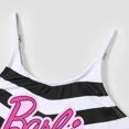 thumbnail image 5 of Barbie Girls One Piece Swimsuit Vintage Stripe Pattern Doll Cosplay Style Print Swimwear Sizes 2-12, 5 of 8