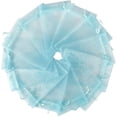 thumbnail image 6 of HRX Package 100pcs Organza Bags 4 x 6 inch, Mini Sheer Drawstring Organza Mesh Bags Drawstring Sheer Jewelry Pouches for Small Gift Christmas Party Candy Blue, 6 of 8