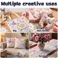 thumbnail image 3 of 42Pcs 10"x10" Quilting Fabric Squares Precuts 100% Cotton Floral Fabric Bundles for Patchwork, Sewing and DIY Crafts Style 6, 3 of 11