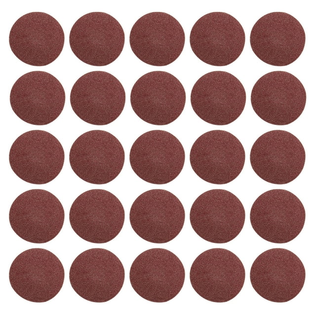 25Pcs 3in Roll Lock Sanding Grinding Discs 80 Grit Surface Conditioning Disc Rust Paint Removal Grinder Accessories