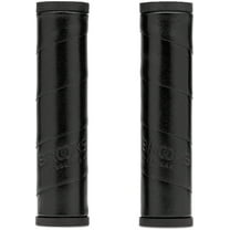 Brooks Willow Leather Grips - Black, 130/130mm