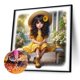 thumbnail image 5 of Pintura de diamante 5D DIY, kit completo de taladro redondo para niña, decoración del hogar, arte artesanal, 30x30cm, 5 of 9