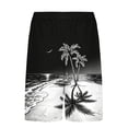 thumbnail image 5 of Erwazi Mens Swim Trunks Printed Drawstring Waist Layer Lining Breathable Quick Dry Practical Summer Swimwear Shorts with Pocket, 5 of 7