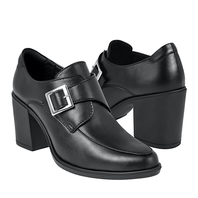 BOTINES DAMA STYLO 152-04 SIMIPIEL NEGRO