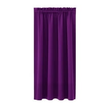 Thermal Insulated Window Curtains 63 inches Long for Bedroom, Short Thermal Insulated Room Darkening Curtains for Kitchen, Rod Pocket Curtains for Living Room, (1 Panel, 42 x 63 Inch)