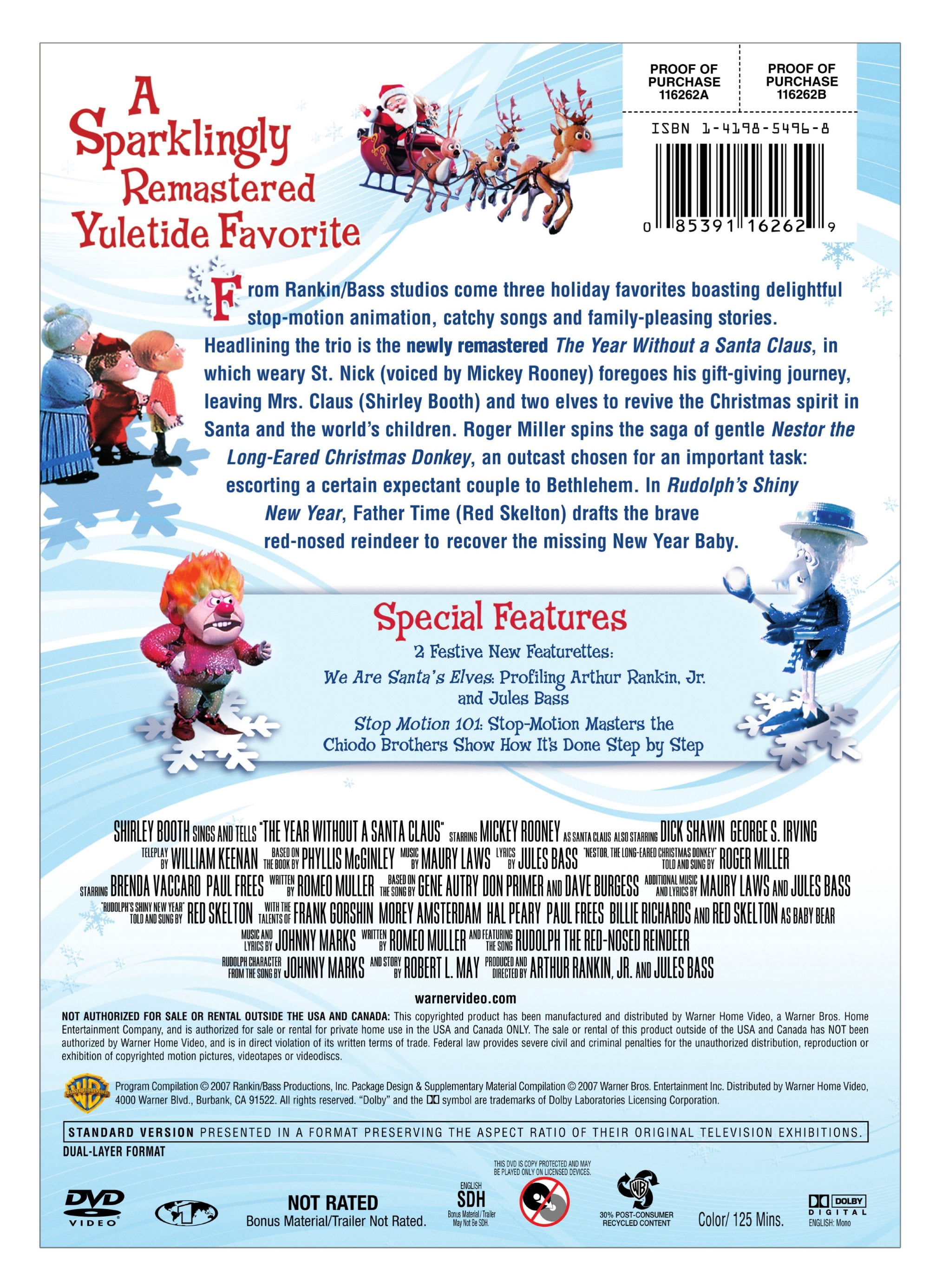 The Year Without A Santa Claus (DVD), Family, Warner Bros.