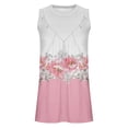 thumbnail image 3 of Qiopertar Pull Imprimé Mode Été pour Femmes Col Rond Décontracté Blouse Offres de la Semaine Liquidation à Moins de 5$ jusqu'à 90 % de Réduction, 3 of 3