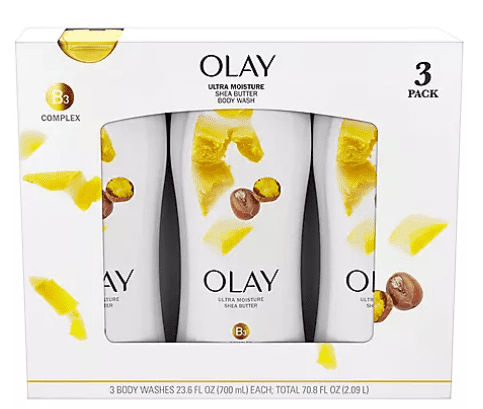Olay Ultra Moisture Moisturizing Body Wash With Shea Butter 23.6 Oz (Pack of 3)