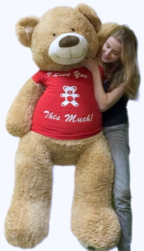 big teddy bear saying i love you