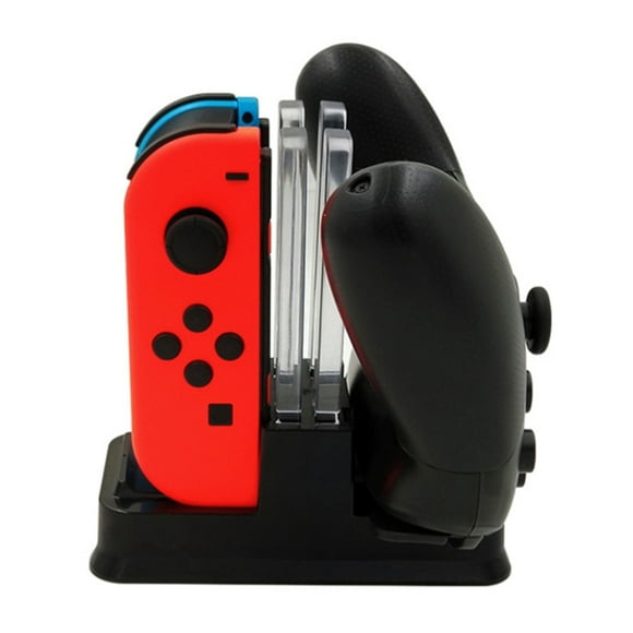 Controller Charger compatible with Nintendo Switch Charging Dock Station Stand with LED Charging Indicator