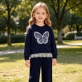 thumbnail image 6 of Toddler Baby Girl Soft Bamboo Viscose Long Sleeve Top and Pants Cloth Set–2-Piece Outfit 6-12 Months 12-24 Months 2t 3t 4t 5t 6t 7t 8t 9t Children,Everyday 3-4 Years, 6 of 8