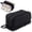 Black, variant on Large Capacity Pencil Case 4 Compartments, Pencil Pouch Bag with Zipper Portable Handle, Pen Case Bag Stationery Organizer for Office College Students Adults Men Women, Dark Blue