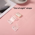 thumbnail image 3 of Invisible Clear Bra Strap Non-Slip Adjustable Bra Strap Soft, 3 of 5