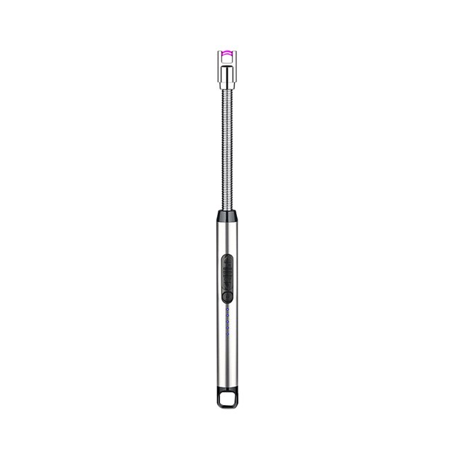 Encendedor eléctrico multifuncional Pulse encendedor a prueba de viento para velas de plata