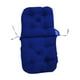 thumbnail image 1 of Cojín de silla de respaldo alto antideslizante para patio, balcón y comedor. Azul, 1 of 9